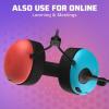 image:imagePDP Gaming AIRLITE Stereo Headset with Mic for Nintendo SwitchLiteOLED  Wired Power Noise Cancelling Microphone Lightweight Soft Comfort On Ear Headphones Moonlight BlackBlueBlue  Red