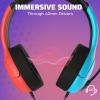image:imagePDP Gaming AIRLITE Stereo Headset with Mic for Nintendo SwitchLiteOLED  Wired Power Noise Cancelling Microphone Lightweight Soft Comfort On Ear Headphones Moonlight BlackBlueBlue  Red