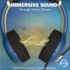 image:imagePDP Gaming AIRLITE Stereo Headset with Mic for Nintendo SwitchLiteOLED  Wired Power Noise Cancelling Microphone Lightweight Soft Comfort On Ear Headphones Moonlight BlackBlueBlue and Gold
