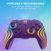 image:imageTurtle Beach Afterglow Wave Wireless RGB Gaming Controller  Officially Licensed for Nintendo Switch 2 Nintendo SwitchSwitch LiteOLED  TMR Thumbsticks Customizable Lighting  BluePurple