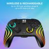 image:imageTurtle Beach Afterglow Wave Wireless RGB Gaming Controller  Officially Licensed for Nintendo Switch 2 Nintendo SwitchSwitch LiteOLED  TMR Thumbsticks Customizable Lighting  BlueBlack
