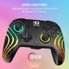 image:imageTurtle Beach Afterglow Wave Wireless RGB Gaming Controller  Officially Licensed for Nintendo Switch 2 Nintendo SwitchSwitch LiteOLED  TMR Thumbsticks Customizable Lighting  BlueBlack