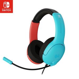 image:imagePDP Gaming AIRLITE Stereo Headset with Mic for Nintendo SwitchLiteOLED  Wired Power Noise Cancelling Microphone Lightweight Soft Comfort On Ear Headphones Moonlight BlackBlueBlue  Red