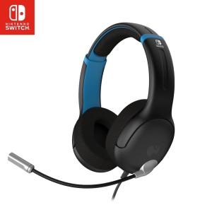 image:imagePDP Gaming AIRLITE Stereo Headset with Mic for Nintendo SwitchLiteOLED  Wired Power Noise Cancelling Microphone Lightweight Soft Comfort On Ear Headphones Moonlight BlackBlueBlack and Blue