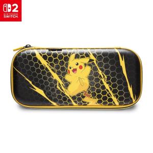image:imagePowerA Slim Case for Nintendo Switch 2  Dark Heather Grey Officially Licensed Protective Case Holds 10 Game Cards Padded Screen Protector Builtin Play StandPikachu Storm