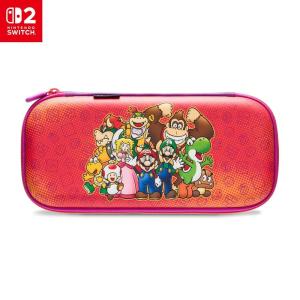 image:imagePowerA Slim Case for Nintendo Switch 2  Dark Heather Grey Officially Licensed Protective Case Holds 10 Game Cards Padded Screen Protector Builtin Play StandMario and Friends