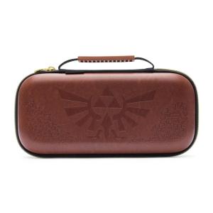 image:imagePowerA Slim Case for Nintendo Switch 2  Dark Heather Grey Officially Licensed Protective Case Holds 10 Game Cards Padded Screen Protector Builtin Play StandHyrule Crest