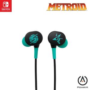 image:imagePowerA Wired Earbuds for Nintendo Switch  Metroid 35 mm Wired Officially LicensedMetroid