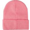 image:imageKirby Smiling Face Pink Cuffed Plain Skull Acrylic Knitted Embroidered Logo Beanie Hat