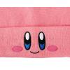 image:imageKirby Smiling Face Pink Cuffed Plain Skull Acrylic Knitted Embroidered Logo Beanie Hat