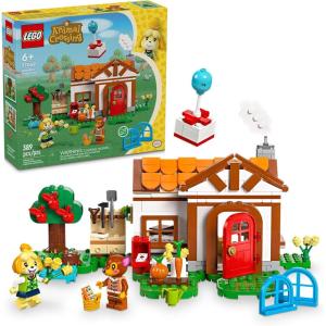 image:imageLEGO Animal Crossing Isabelles House Visit Buildable Creative Toy Set for Kids Includes Fauna and More Animal Crossing Toy Figures Video Game Birthday Gift for Girls and Boys Ages 6 and Up 77049