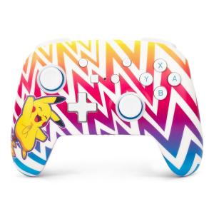 image:imagePowerA Enhanced Wireless Controller  Nintendo SwitchSwitch LiteSwitchOLED Model Nintendo Switch 2 Pikachu Vibrant Gamepad Bluetooth Advanced Gaming Buttons officially licensedPikachu Vibrant