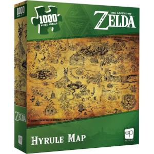 image:imageThe Legend of Zelda Hyrule Map 1000 Piece Jigsaw Puzzle  Collectible Puzzle Featuring Stylized Hyrule Map from The Legend of Zelda Video Games  Officially Licensed Nintendo Merchandise