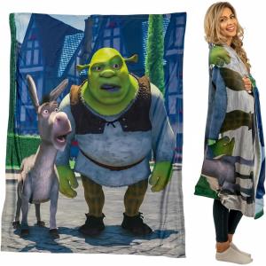 image:imageFranco Collectibles Nintendo Donkey Kong Gaming Bedding Super Soft Micro Raschel Throw 46 in x 60 in Officially Licensed ProductShrek