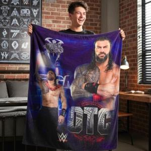 image:imageFranco Collectibles Nintendo Donkey Kong Gaming Bedding Super Soft Micro Raschel Throw 46 in x 60 in Officially Licensed ProductWwe  Roman Reigns