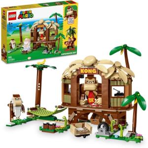 image:imageLEGO Super Mario Donkey Kongs Tree House Expansion Set  Building Toys for Boys amp Girls Ages 8 Years  Pretend Play Toy Figures amp Playsets  Gifts for Kids  71424