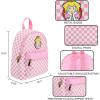 image:imageBioworld Super Mario Bros Princess Peach 106 Pink amp White Checkered Mini Backpack