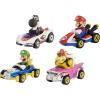 image:imageHot Wheels Mario Kart Set of 4 DieCast Toy Cars with Attached Character Drivers Includes Black Yoshi Amazon Exclusive