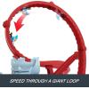 image:imageHot Wheels Toy Car Track Set Mario Kart Bowsers Castle Playset amp 164 Scale DieCast Kamek Interactive Play with Storage for 30 VehiclesBowser Track Set