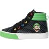 image:imageNintendo Boys Mario and Luigi High Top Sneaker redGreen and BlackBlack