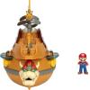 image:imageSuper Mario Deluxe Bowsers Air Ship Playset with Mario Action Figure  Authentic inGame Sounds amp Spinning Propellers
