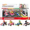 image:imageHot Wheels Mario Kart Set of 4 DieCast Toy Cars with Attached Character Drivers Includes Black Yoshi Amazon Exclusive