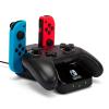 image:imagePowerA Controller Charging Base for Nintendo Switch Black Wireless Controller charging Charge rechargeable battery Nintendo Switch JoyCon Charging PowerA Wireless ChargingCharging Base