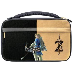 image:imagePDP Messenger Case with Removable Shoulder Strap  Holds 14 Games amp Console  Compatible with Nintendo Switch Lite OLED  Hyrule Hero Link
