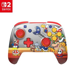image:imageTurtle Beach Rematch Wireless Controller Rosalina  Officially Licensed for Nintendo Switch 2 Nintendo Switch  TMR Thumbsticks Customizable RGB Rechargeable BatteryKoopa Troop Red