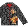 image:imageSuper Mario Donkey Kong Boys Pajama Set  2 Piece Kids Button Down Long Sleeve Coat Style Matching PJs  Official ProductBlack Dk