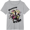 image:imageNintendo Splatoon Squid Sisters Stay Fresh Graphic TShirt TShirtHeather Grey