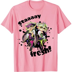 image:imageNintendo Splatoon Squid Sisters Stay Fresh Graphic TShirt TShirtPink