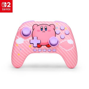 image:imagePowerA Advantage Wireless Controller for Nintendo Switch 2  Kirby Puff Officially Licensed Hall Effects Mappable Buttons Pro Controller C Button Motion ControlsKirby Puff