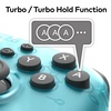 image:imageHORI Wireless HORIPAD Turbo Aqua for Nintendo Switch 2  Wireless Handheld Controller  Officially Licensed by NintendoAqua