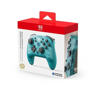 image:imageHORI Wireless HORIPAD Turbo Aqua for Nintendo Switch 2  Wireless Handheld Controller  Officially Licensed by NintendoAqua