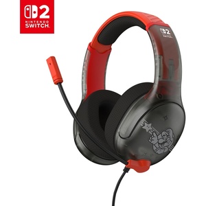 image:imageTurtle Beach Airlite Fit Wired Gaming Headset for Nintendo Switch 2 Lite  Also works with Nintendo Switch OLED FliptoMute Mic Comfortable Ear Cushions 40mm Speakers Lightweight Black amp WhiteMario Star